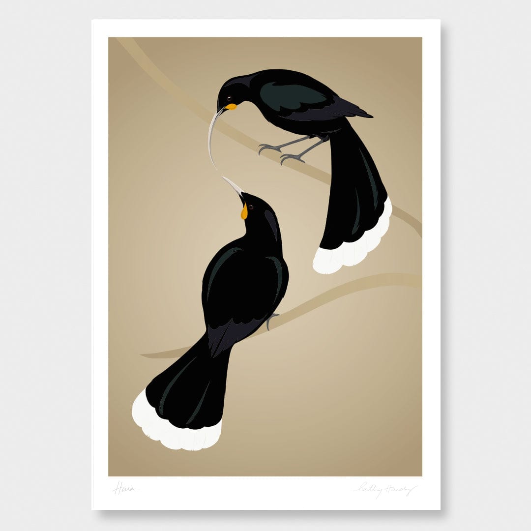 Huia Art Print by Cathy Hansby