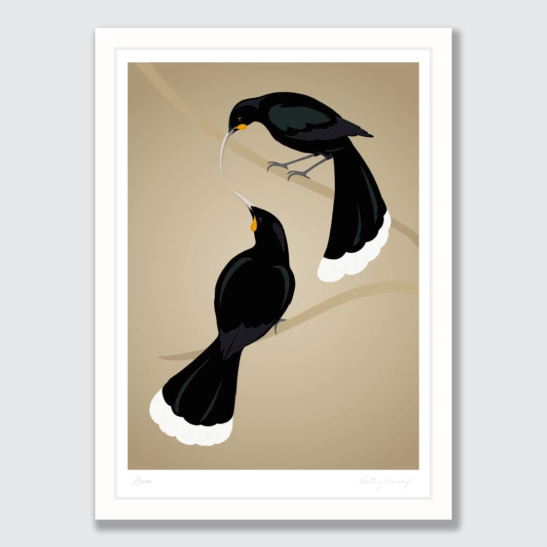 Huia Art Print by Cathy Hansby