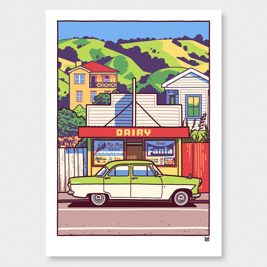 In The Summertime Art Print by Ross Murray
