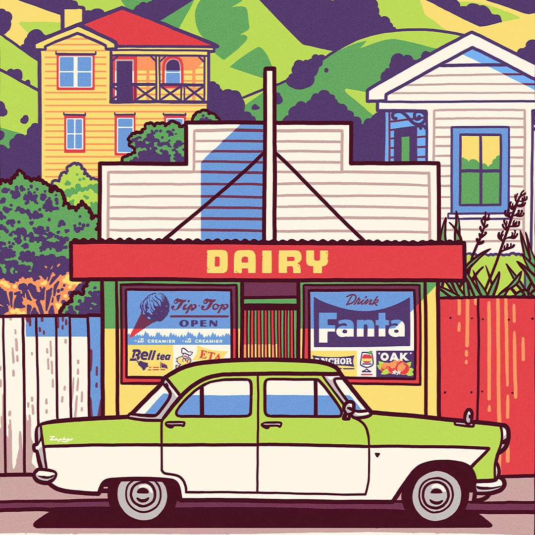 In The Summertime Art Print by Ross Murray