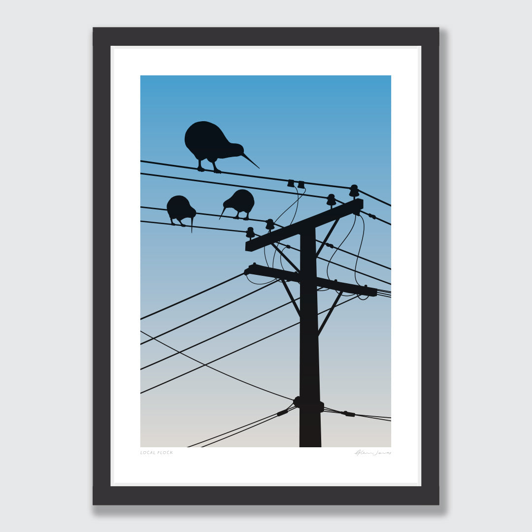 Local Flock Art Print by Glenn Jones