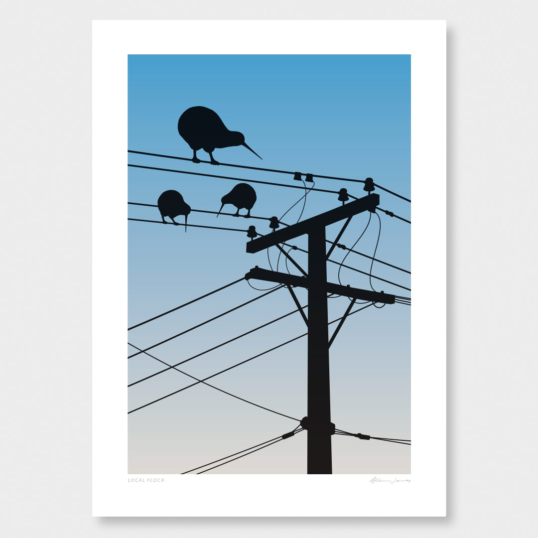 Local Flock Art Print by Glenn Jones