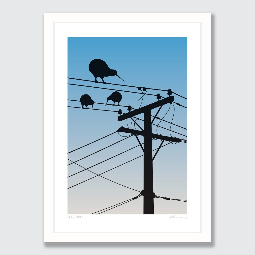 Local Flock Art Print by Glenn Jones