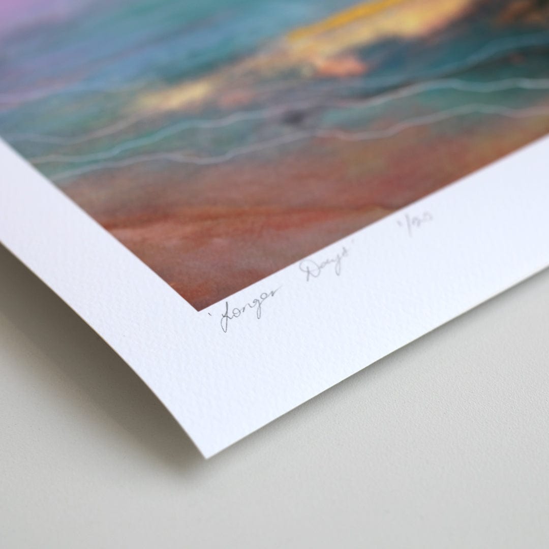Longer Days Art Print by Lucy Davidson