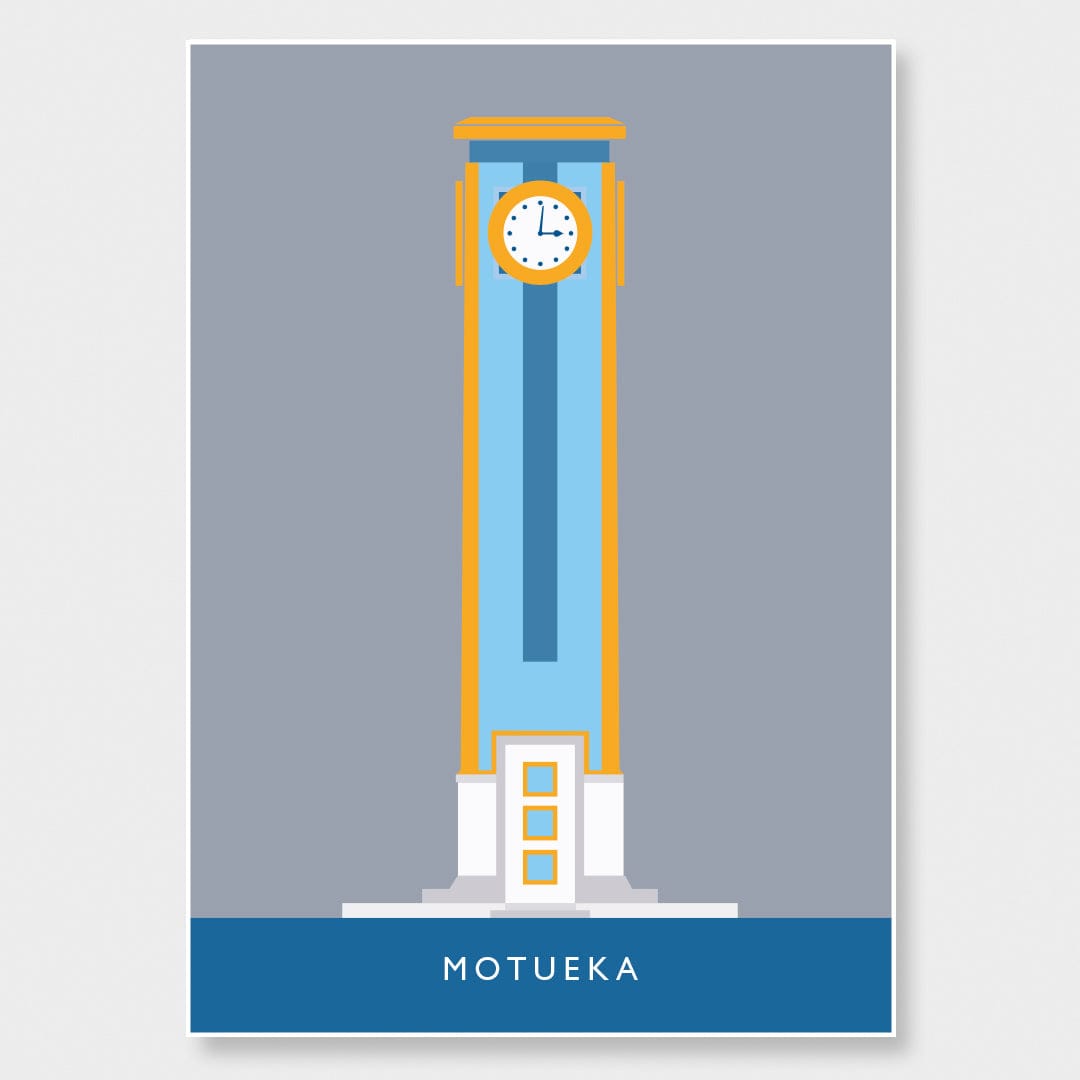 Motueka Clock Tower Art Print by Hamish Thompson