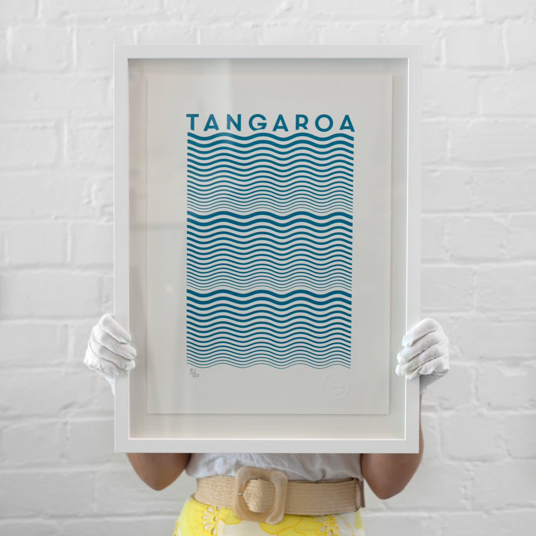 Limited Edition Tangaroa Screen-Print by Home Time