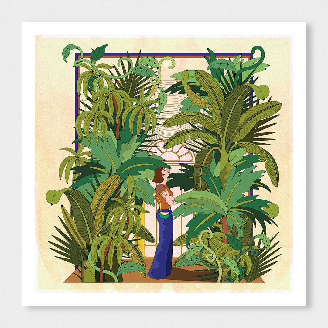 Palm Garden, Kew Bridge Art Print by Francesca Melis