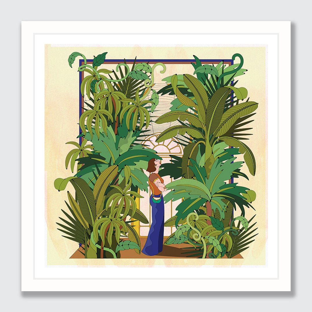 Palm Garden, Kew Bridge Art Print by Francesca Melis