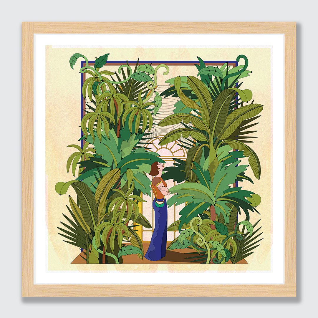 Palm Garden, Kew Bridge Art Print by Francesca Melis