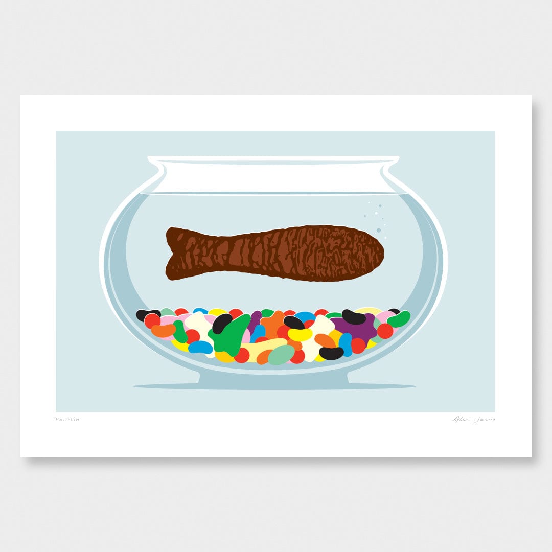 Pet Fish Art Print by Glenn Jones
