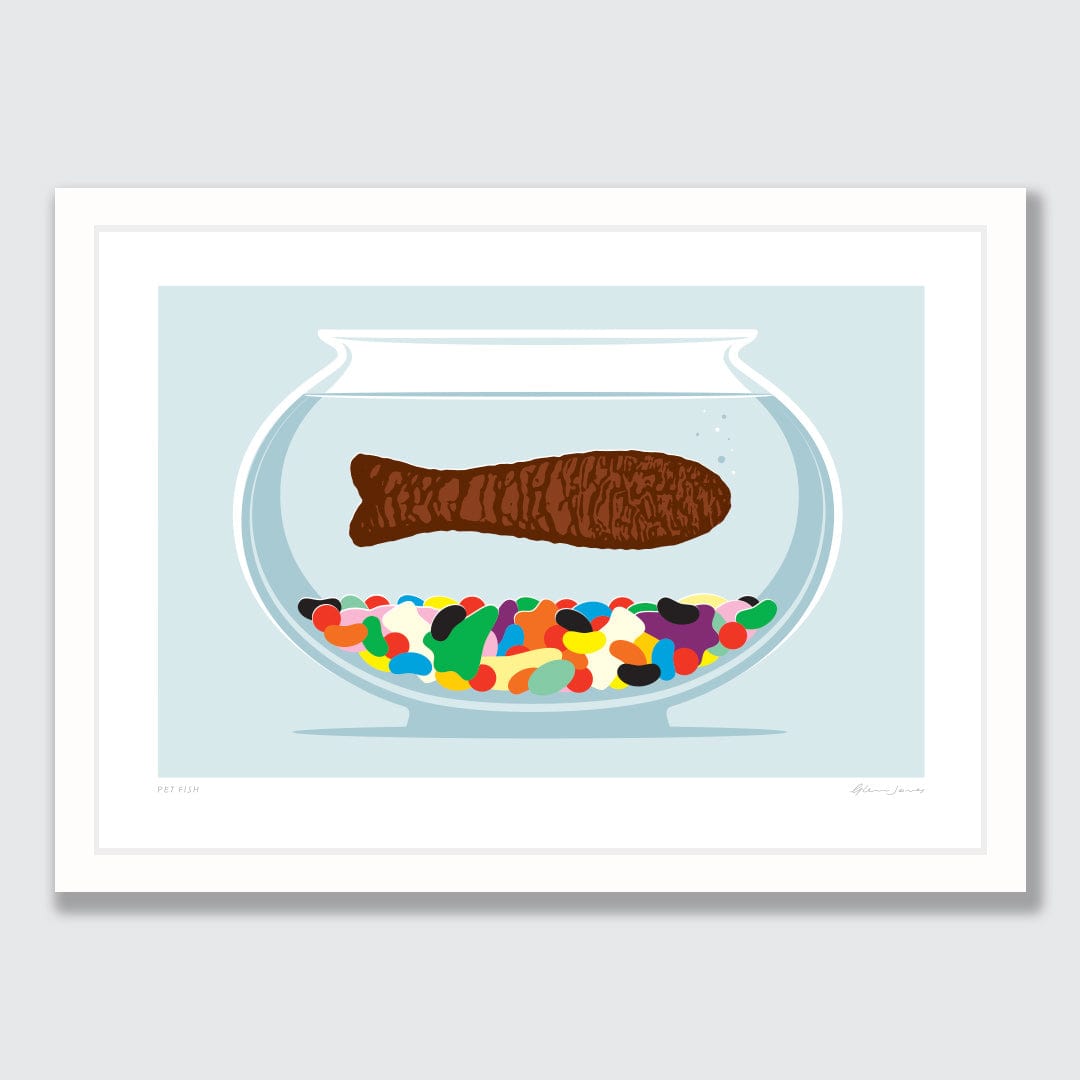 Pet Fish Art Print by Glenn Jones