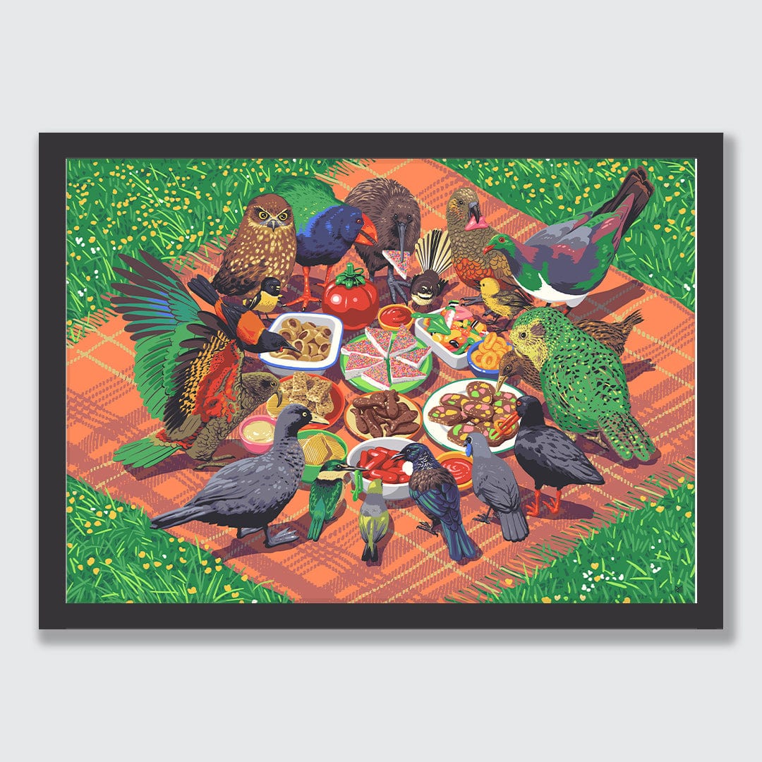 The Picnic Art Print by Ross Murray