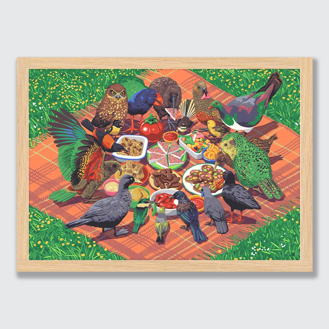 The Picnic Art Print by Ross Murray