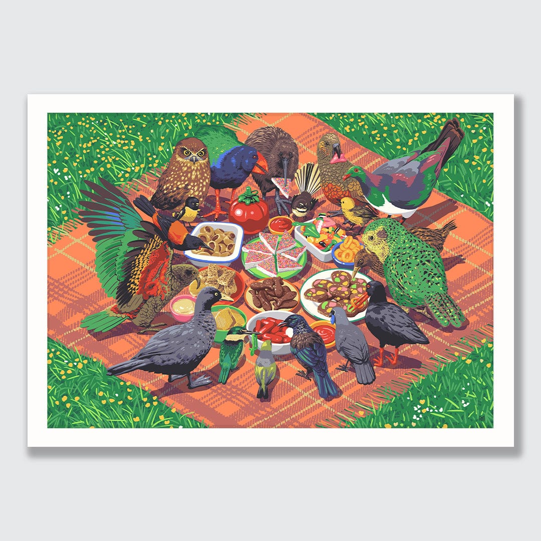 The Picnic Art Print by Ross Murray