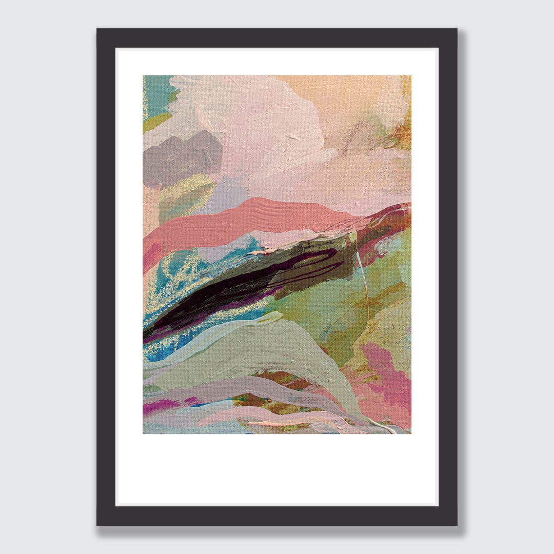 Pink Sea Art Print by Lucy Rice