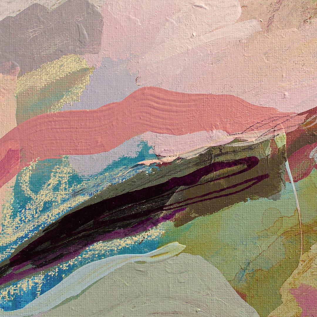 Pink Sea Art Print by Lucy Rice