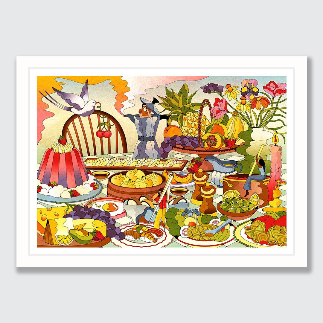 Potluck Art Print by Francesca Melis