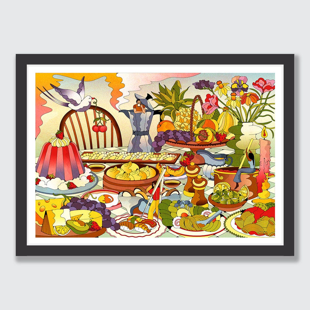 Potluck Art Print by Francesca Melis