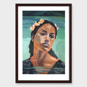 Bespoke Framed Hinemoana 2 Limited Edition Art Print by Rakai Karaitiana