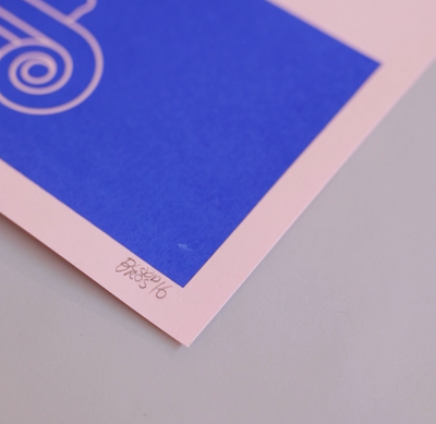 Hello Hermes Limited Edition Screen print by Emile Holmewood