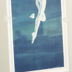 A0 Chiaroscuro Legs 05 Limited Edition Cyanotype by Sophia Jenny