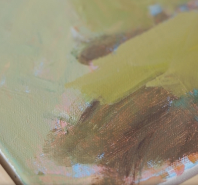 Running Around Mountain Tops Original Painting by Lucy Rice
