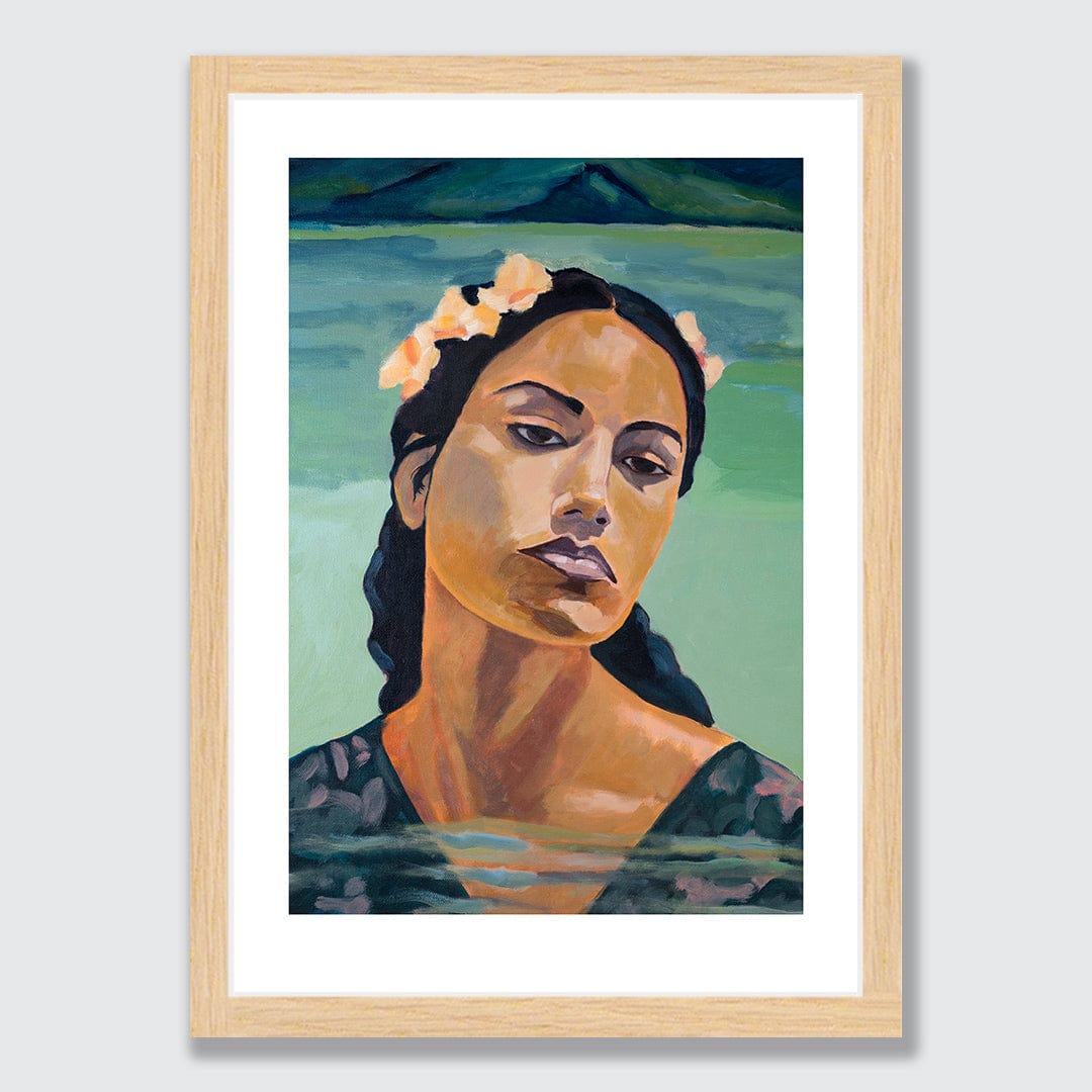 Hinemoana 2 Limited Edition Art Print by Rakai Karaitiana