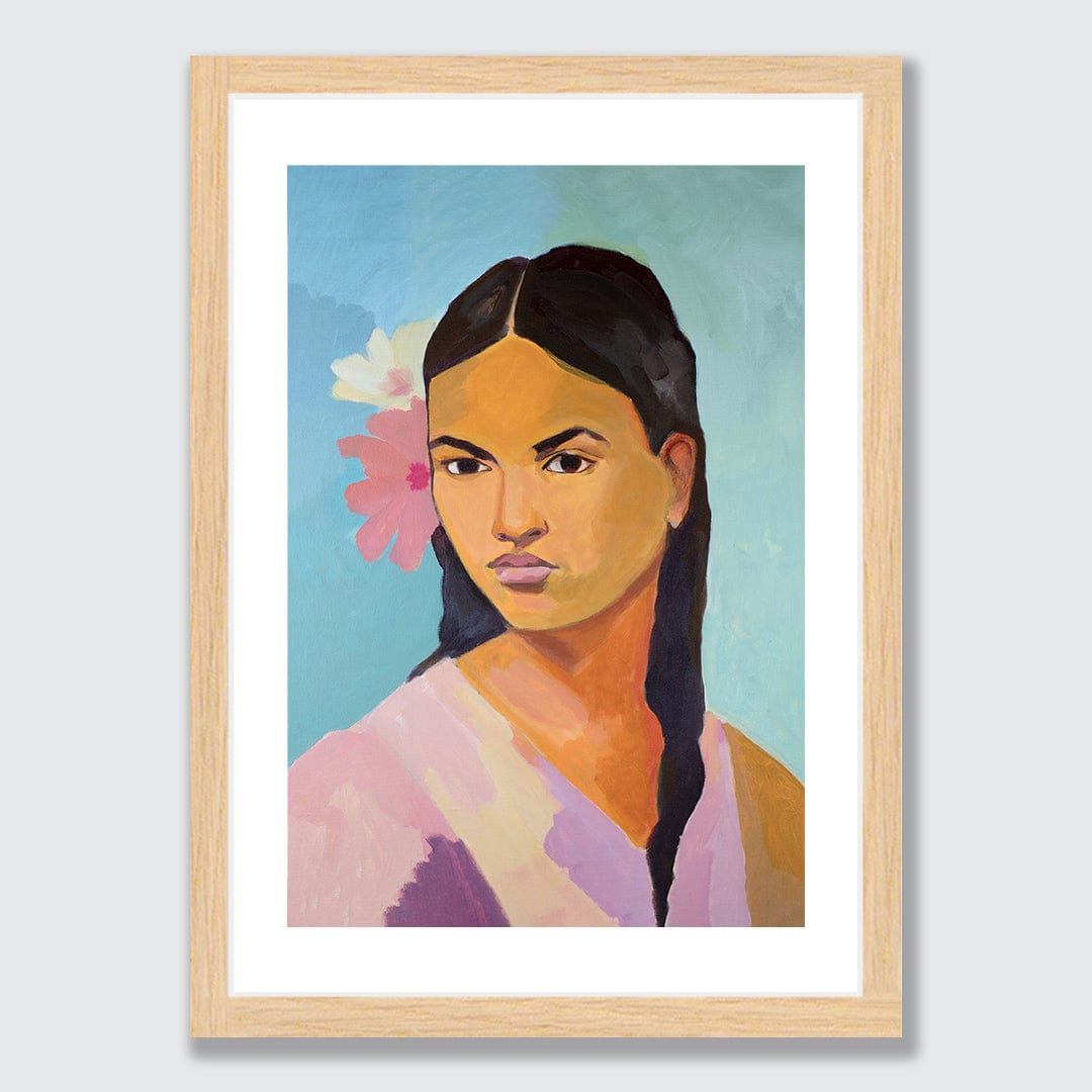 Hinemoana 1 Limited Edition Art Print by Rakai Karaitiana