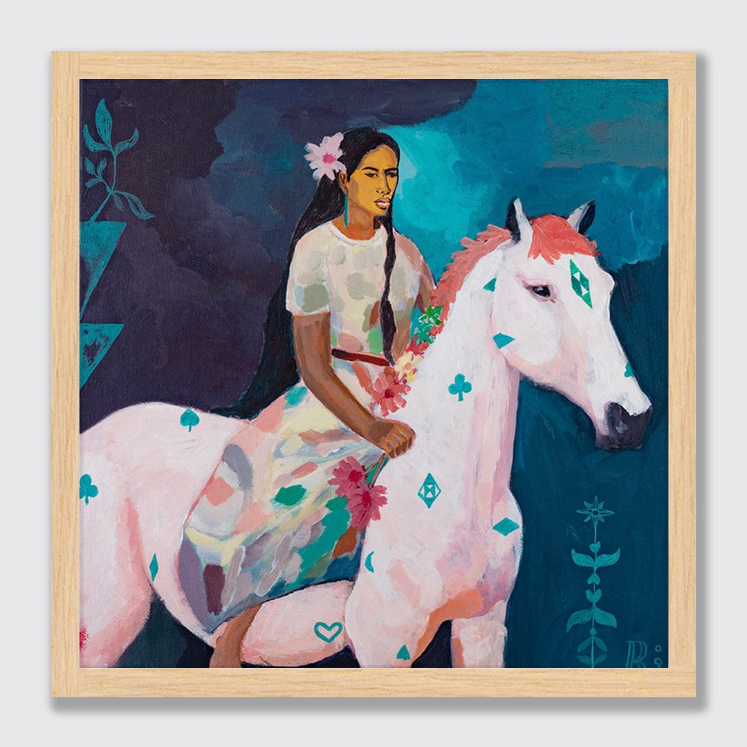 Rebel Rider No. 2 Limited Edition Art Print by Rakai Karaitiana