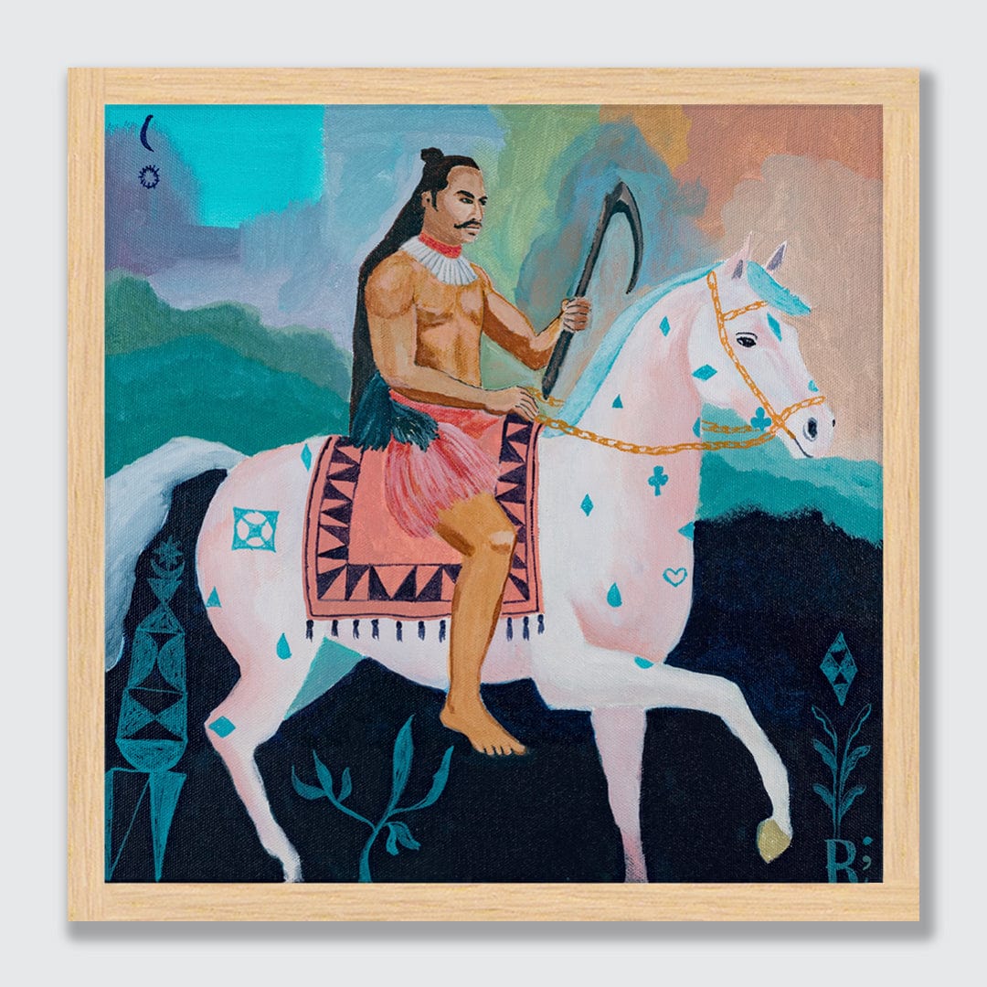 Rebel Riders No. 5 Limited Edition Art Print by Rakai Karaitiana