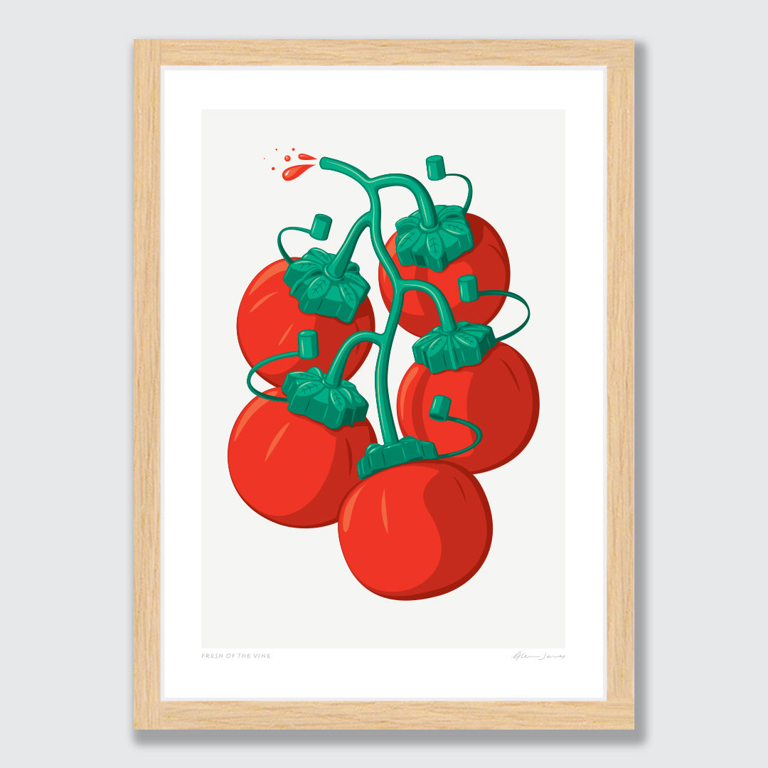 Fresh Off The Vine Art Print by Glenn Jones