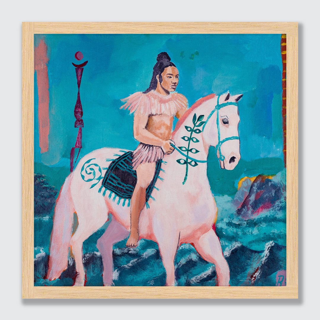 Rebel Rider No. 3 Limited Edition Art Print by Rakai Karaitiana