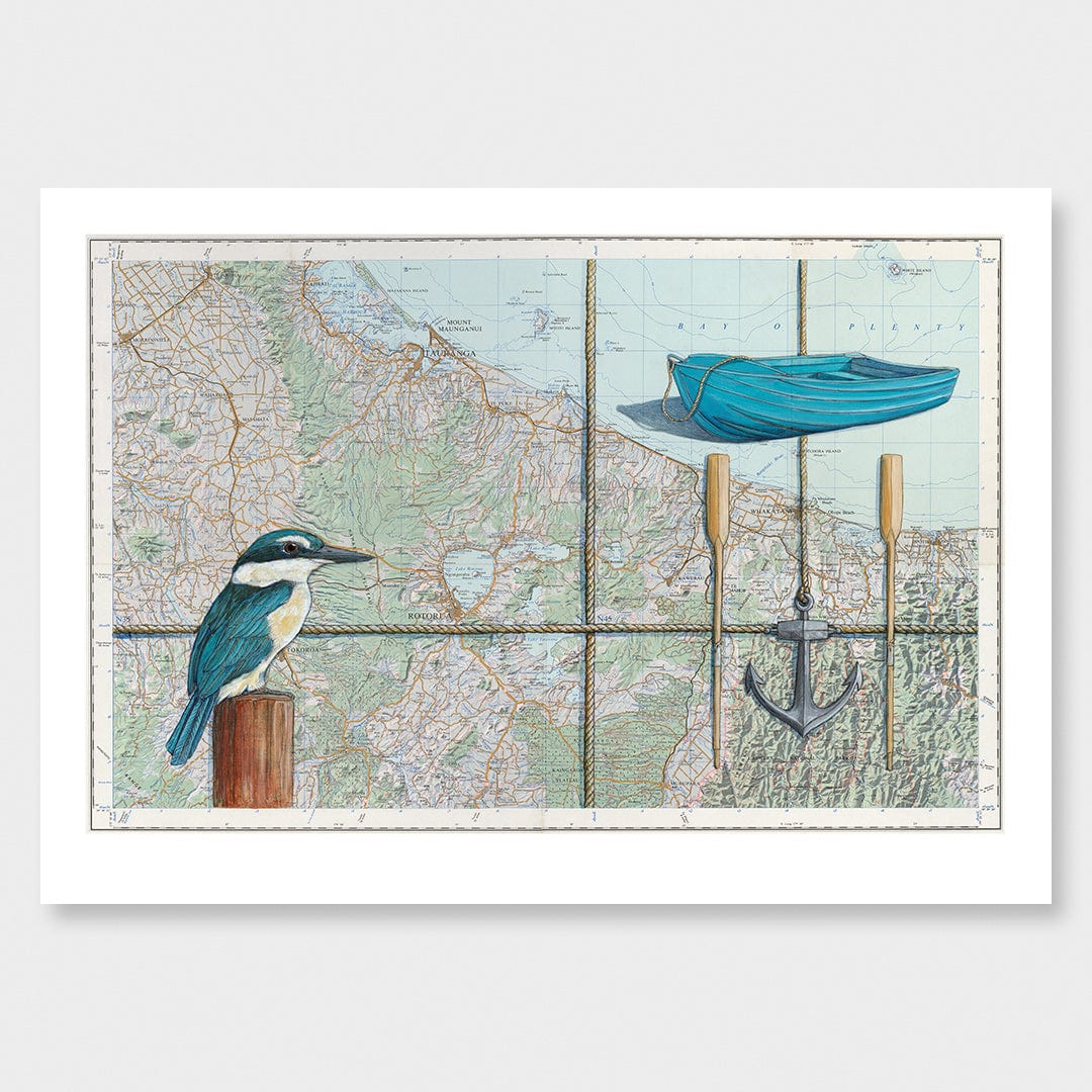 Bay of Plenty2  Limited Edition Art Print by Justine Hawksworth