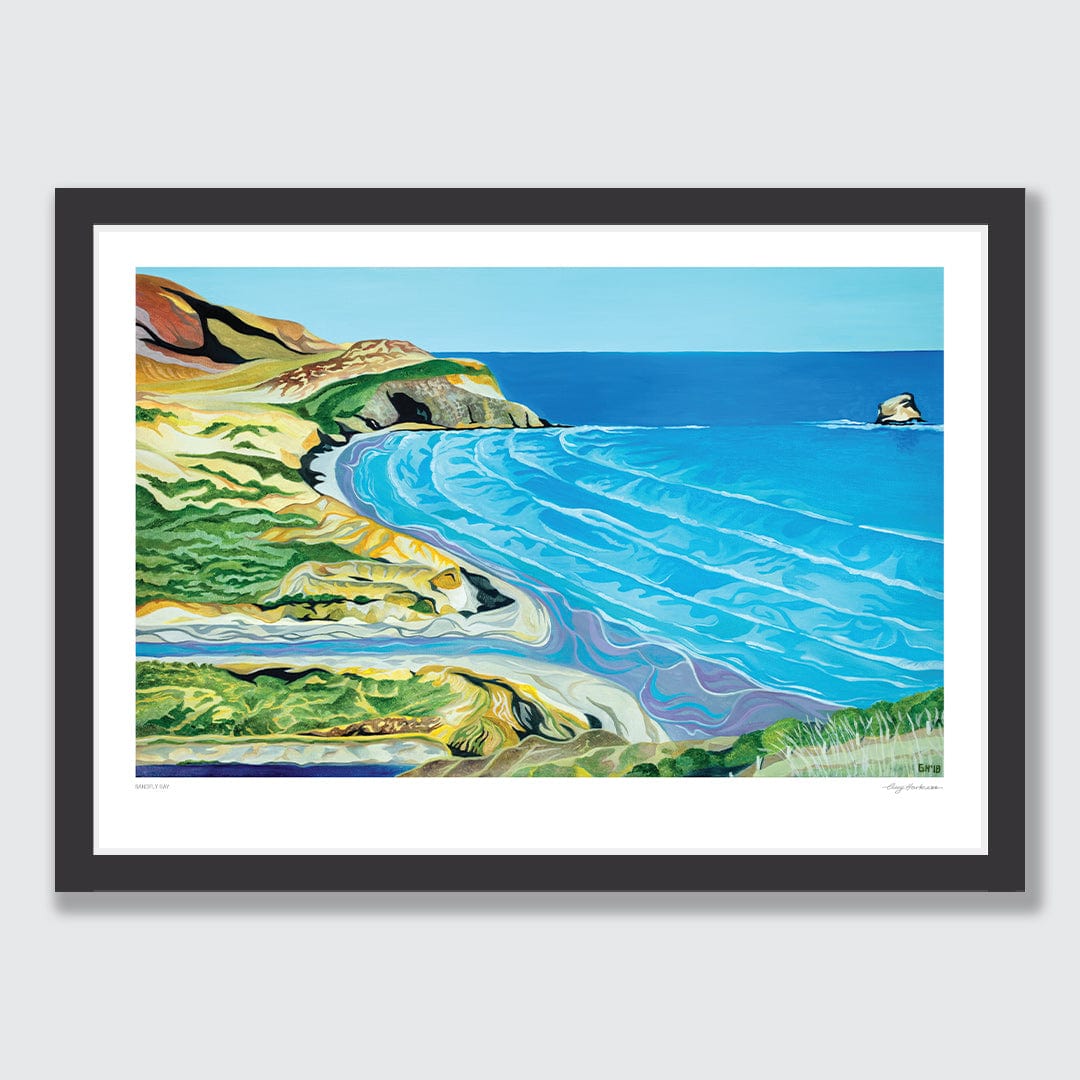 Sandfly Bay Art Print by Guy Harkness