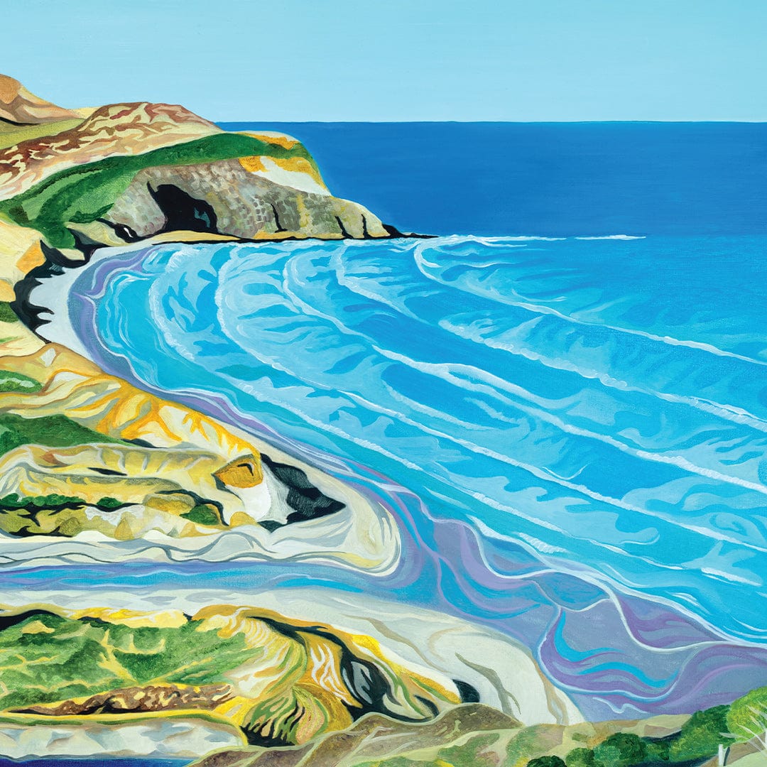 Sandfly Bay Art Print by Guy Harkness
