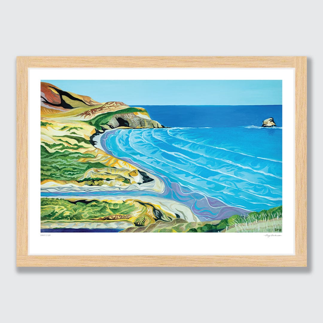 Sandfly Bay Art Print by Guy Harkness