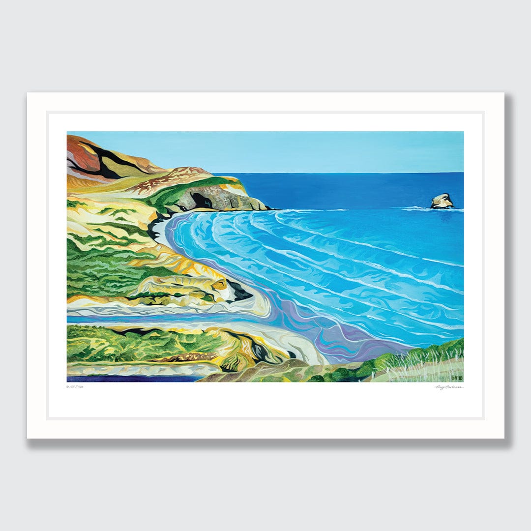 Sandfly Bay Art Print by Guy Harkness