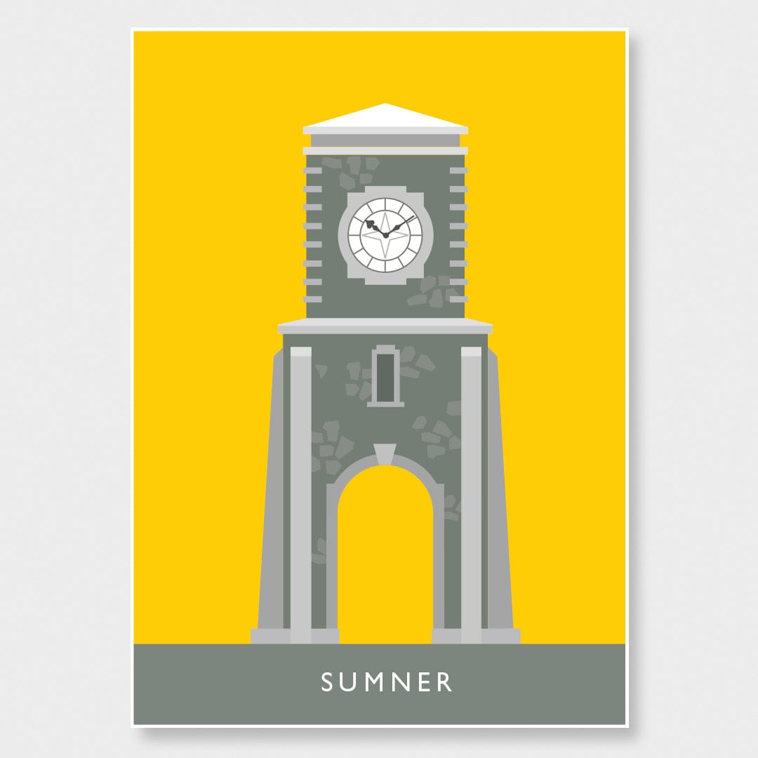Sumner Clock Tower Art Print by Hamish Thompson