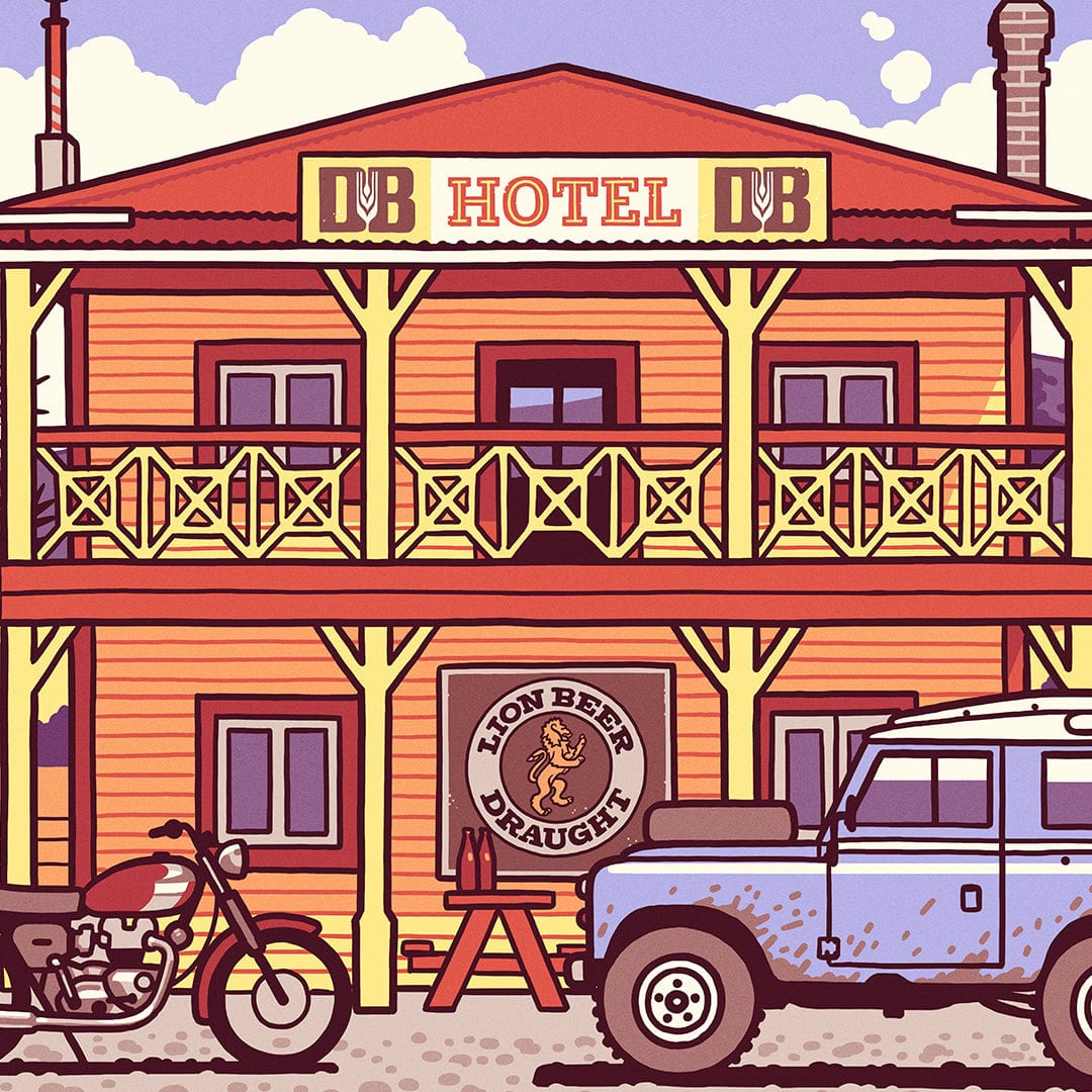 Wasted Days and Wasted Nights Art Print by Ross Murray