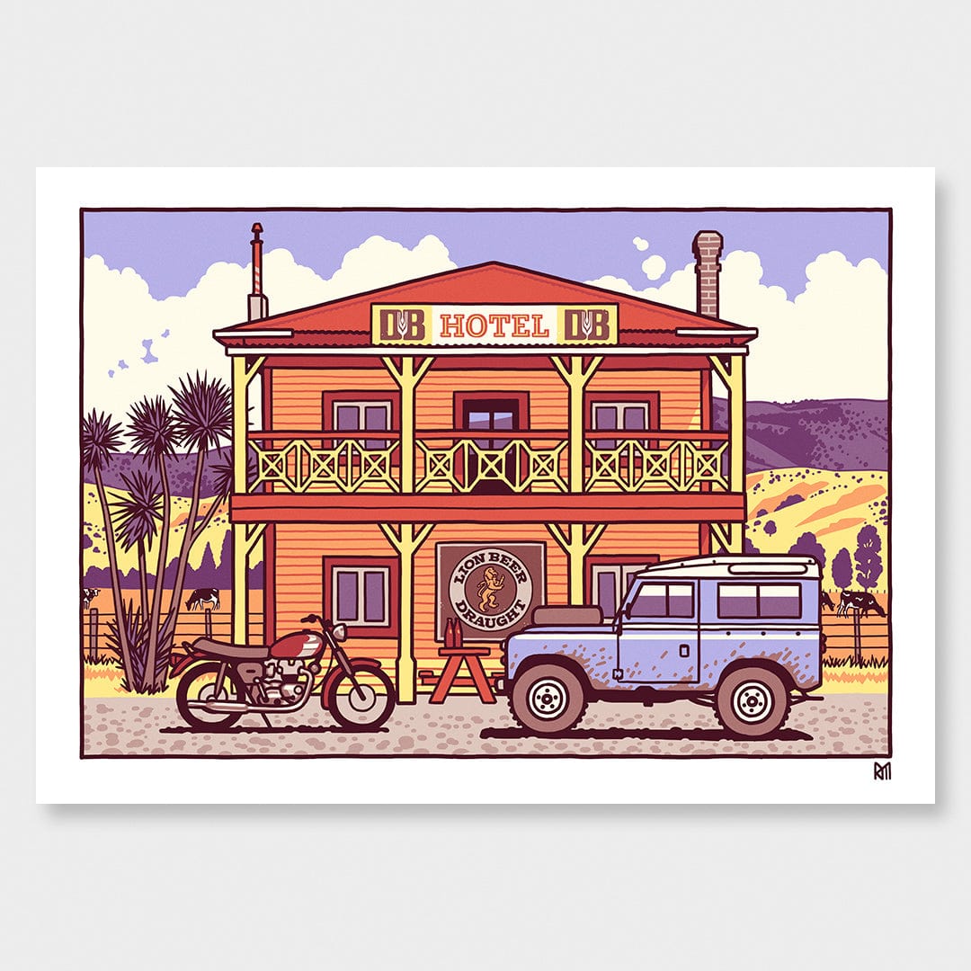 Wasted Days and Wasted Nights Art Print by Ross Murray