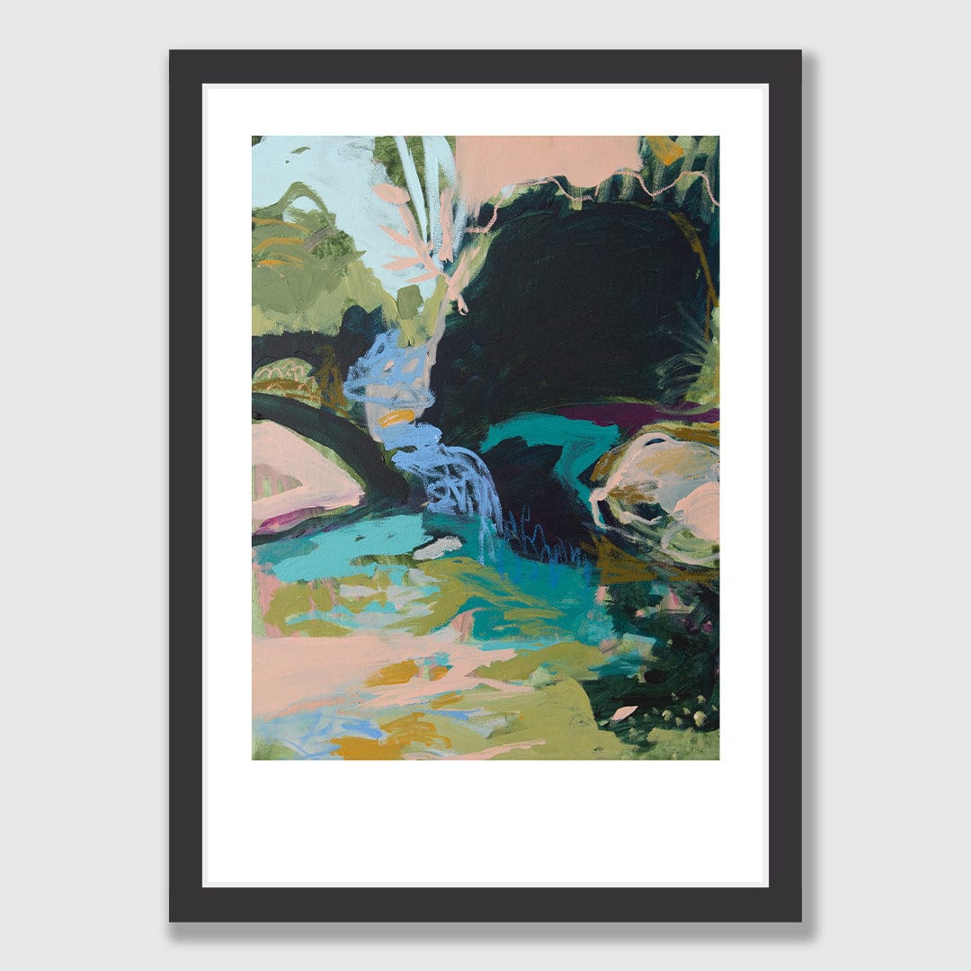 Waterfall Art Print by Lucy Rice