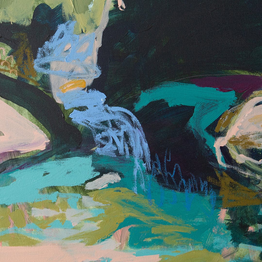 Waterfall Art Print by Lucy Rice