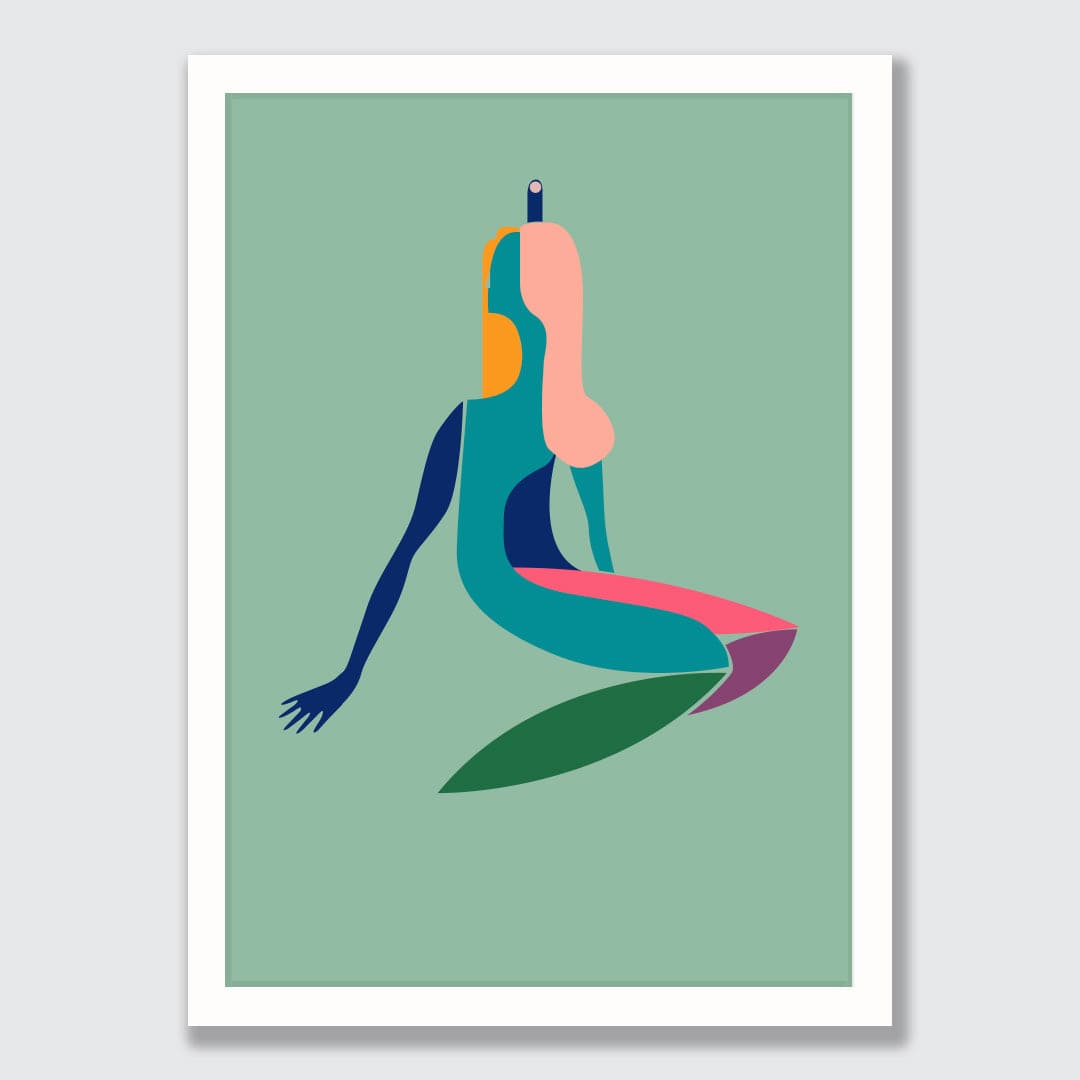Pania No. 2 Limited Edition Art Print by Rakai Karaitiana