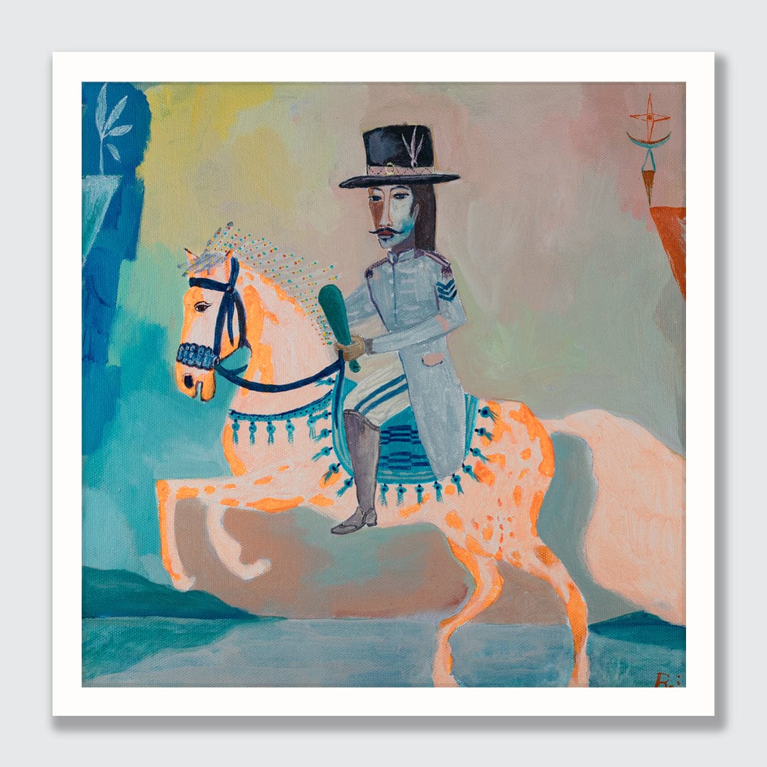 Rebel Rider No. 8 Limited Edition Art Print by Rakai Karaitiana
