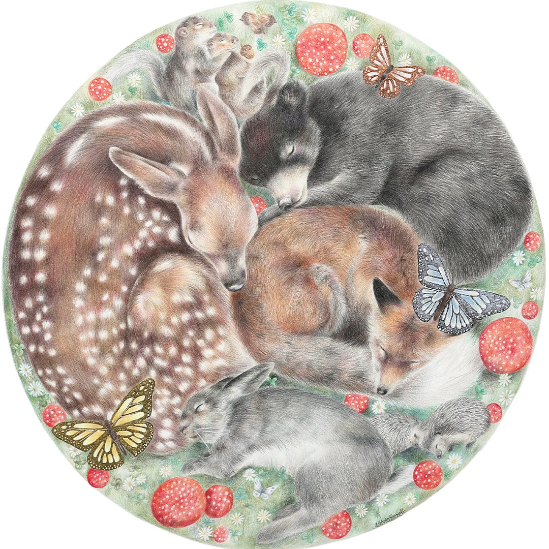 Woodland Dreamers Art Print by Olivia Bezett