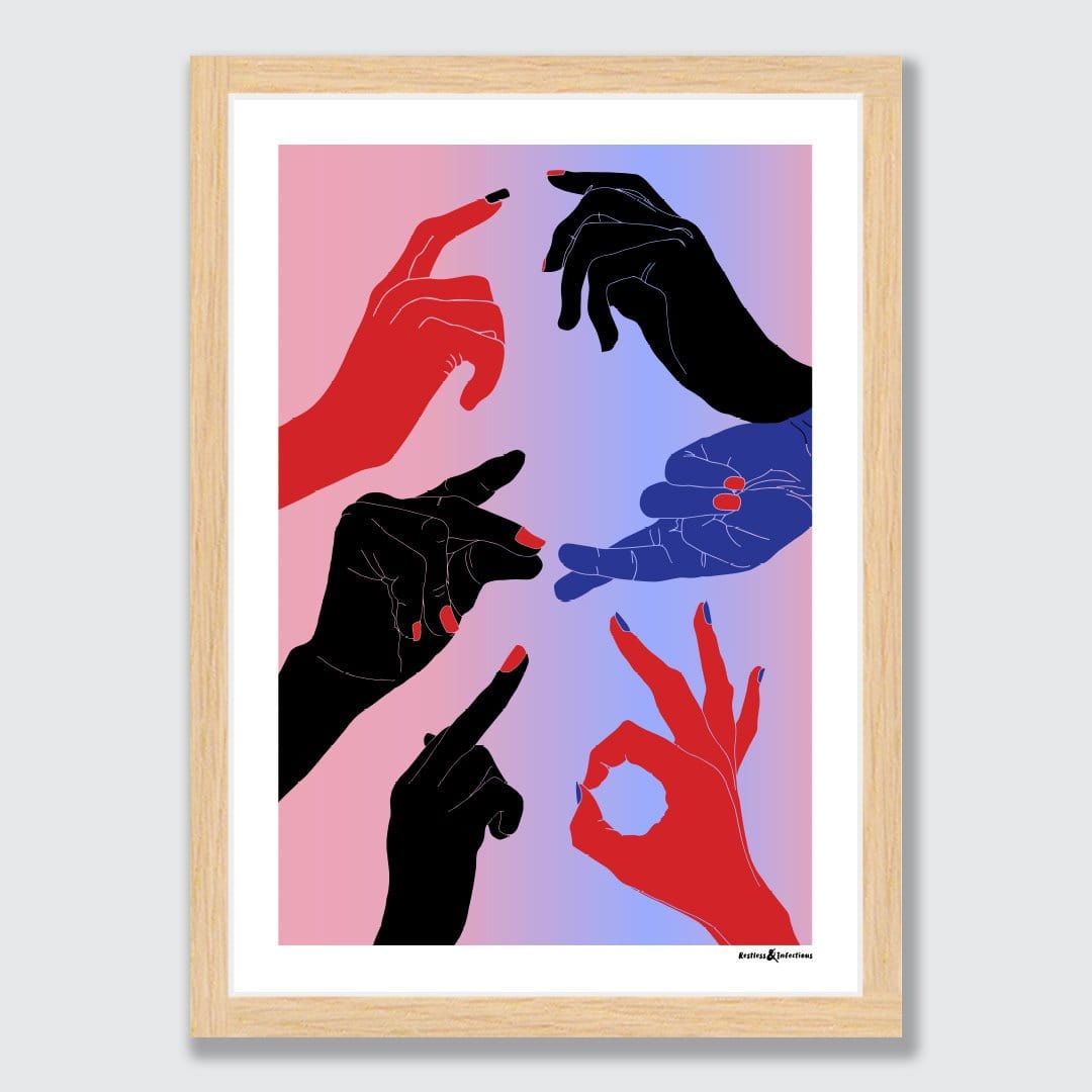 All The Feels Art Print by Restless & Infectious