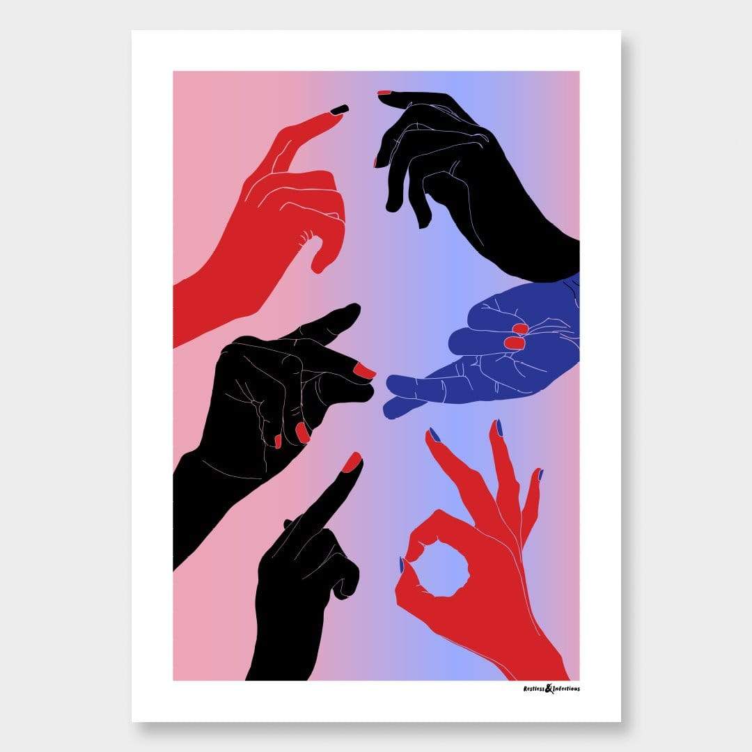 All The Feels Art Print by Restless & Infectious