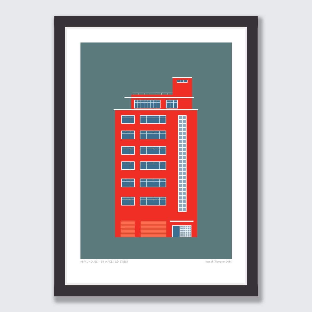 Anvil House, 138 Wakefield House Art Print by Hamish Thompson