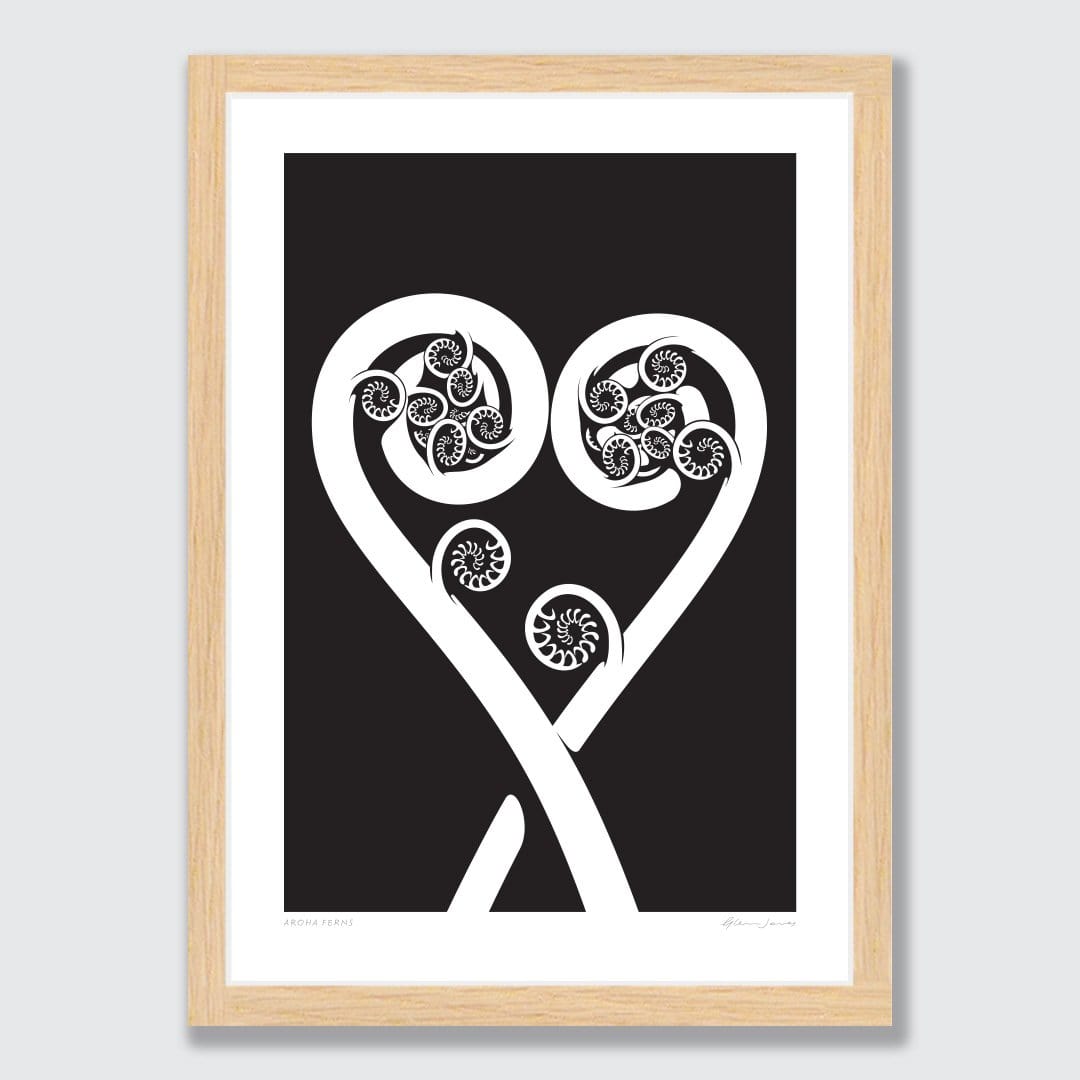 Aroha Ferns Art Print by Glenn Jones