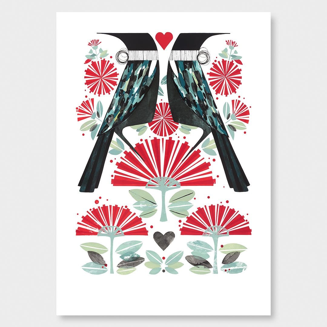 Aroha Nui Art Print by Holly Roach